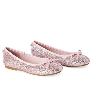 Sparkly ballet flats